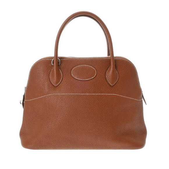 HERMES Bored 31 2WAY Gold hand bag - Picture 1 of 10